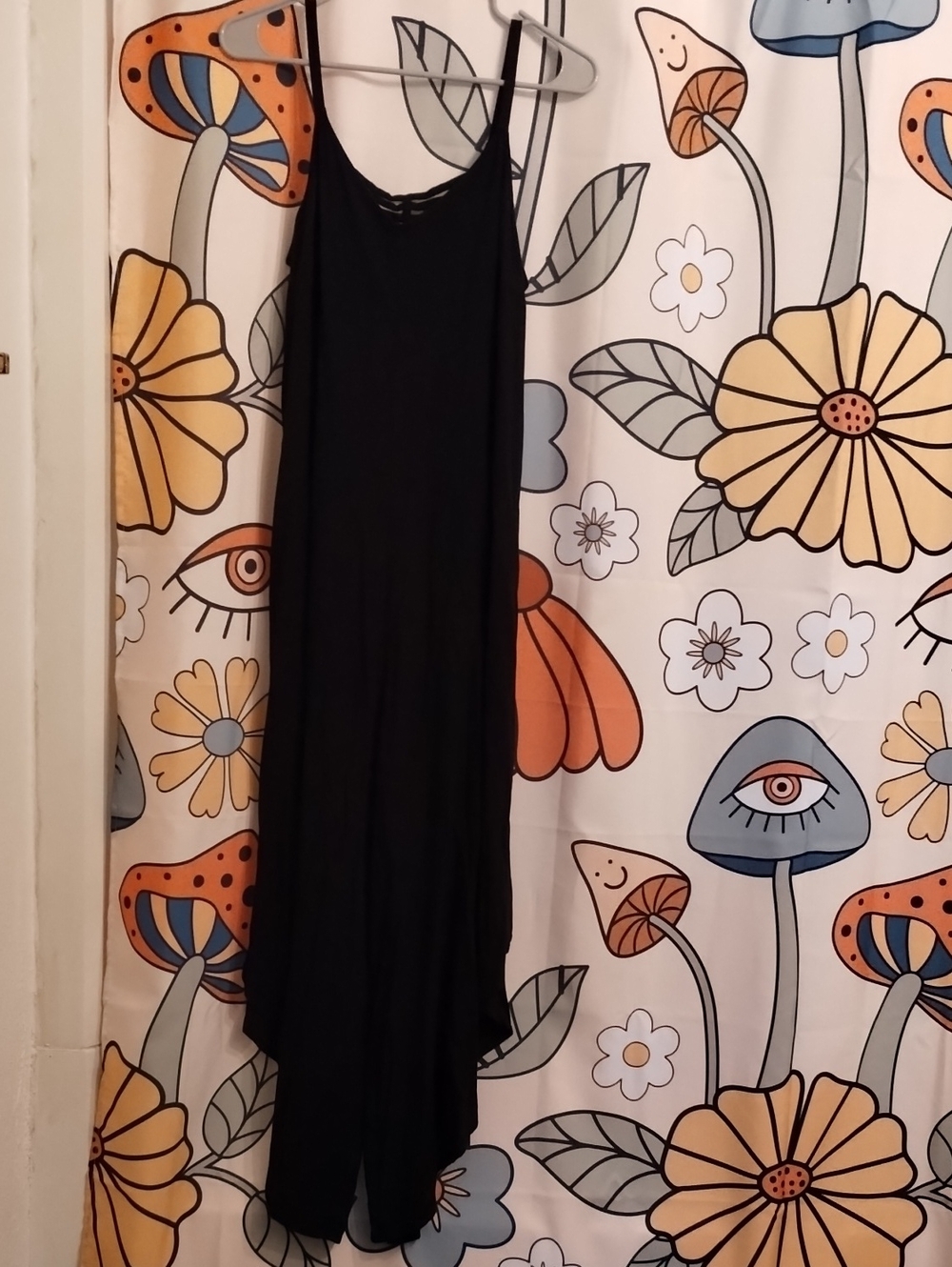 Black Women's Sleeveless Romper - Classic Slip Style